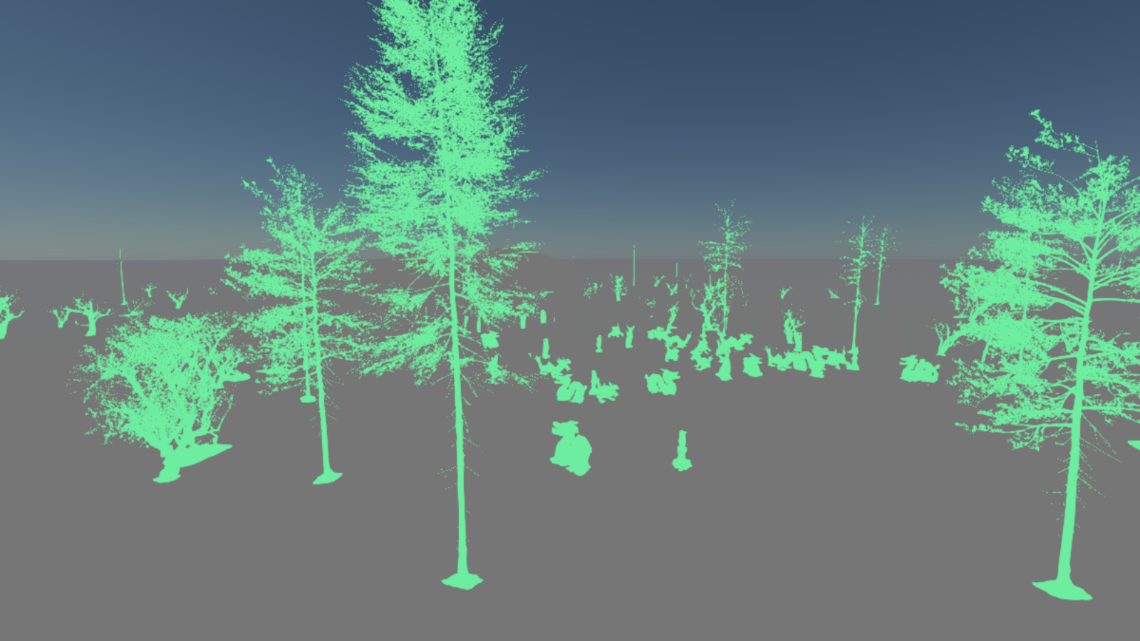 Classic against virtual geometry