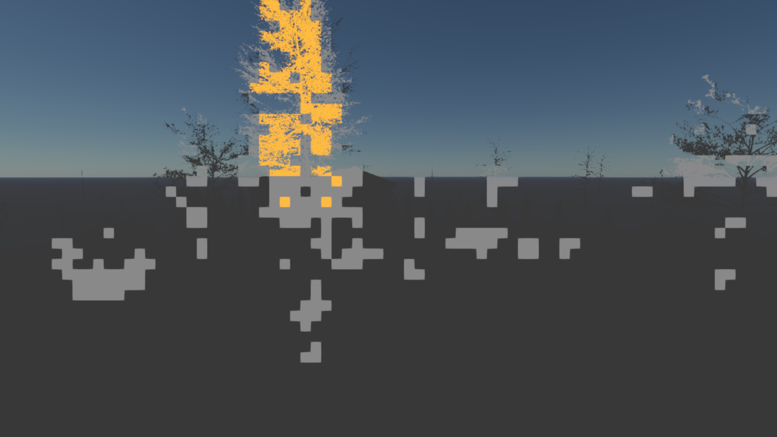 Dense tile mask