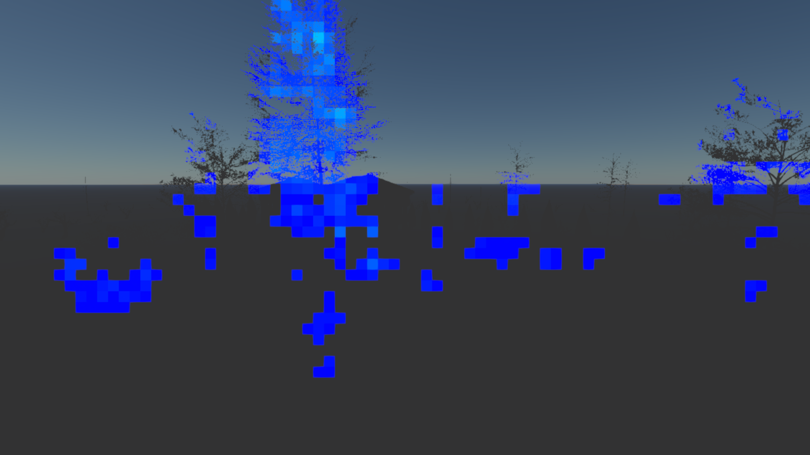 Software overdraw per tile