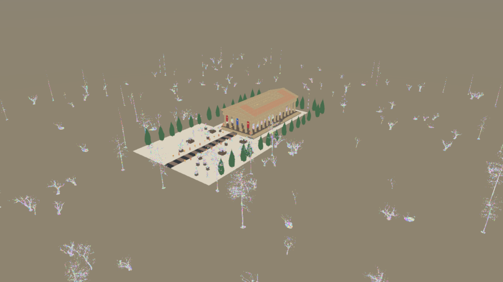 Lucy at 150 m, triangles