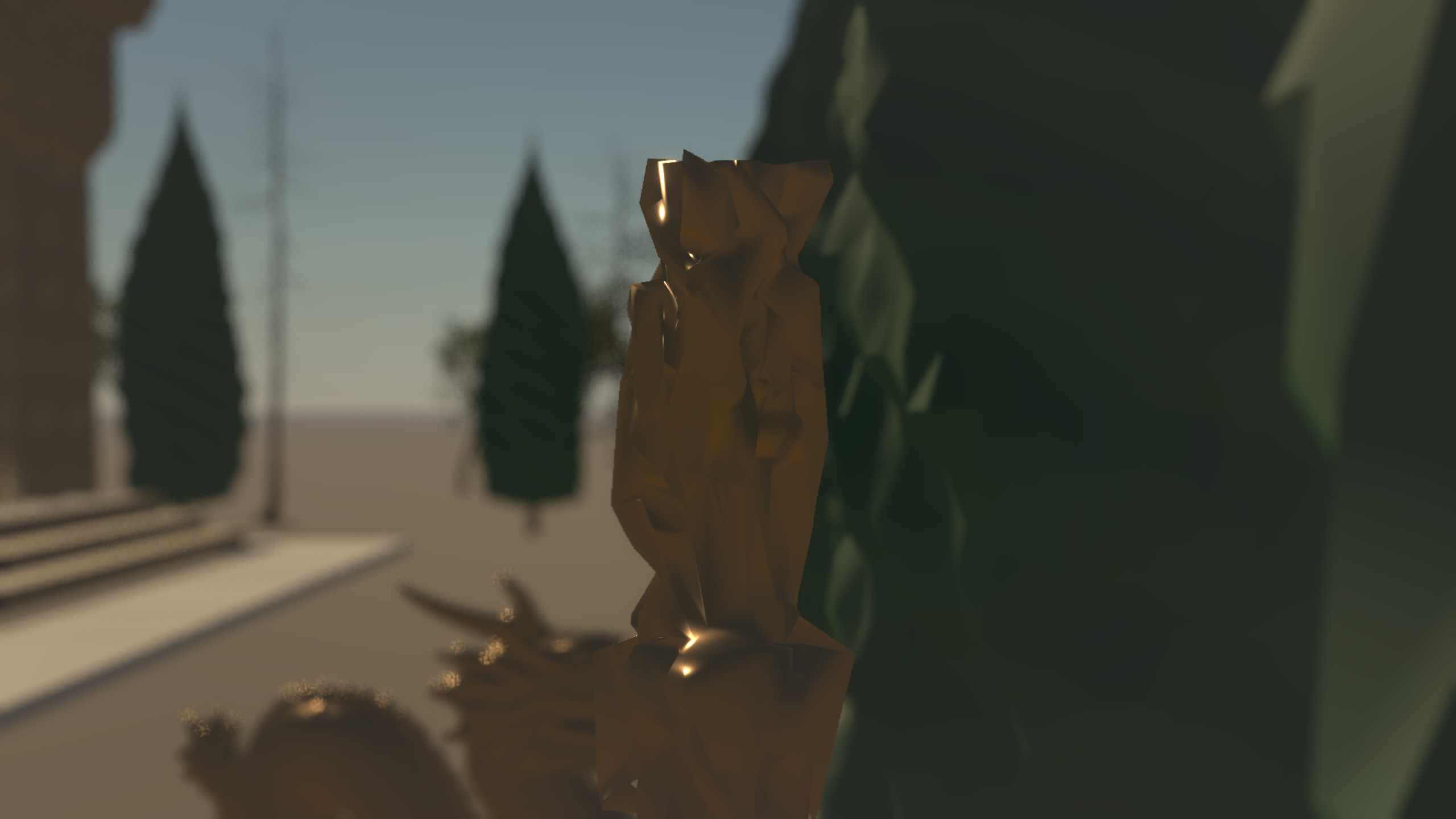 The Thai statue, close up