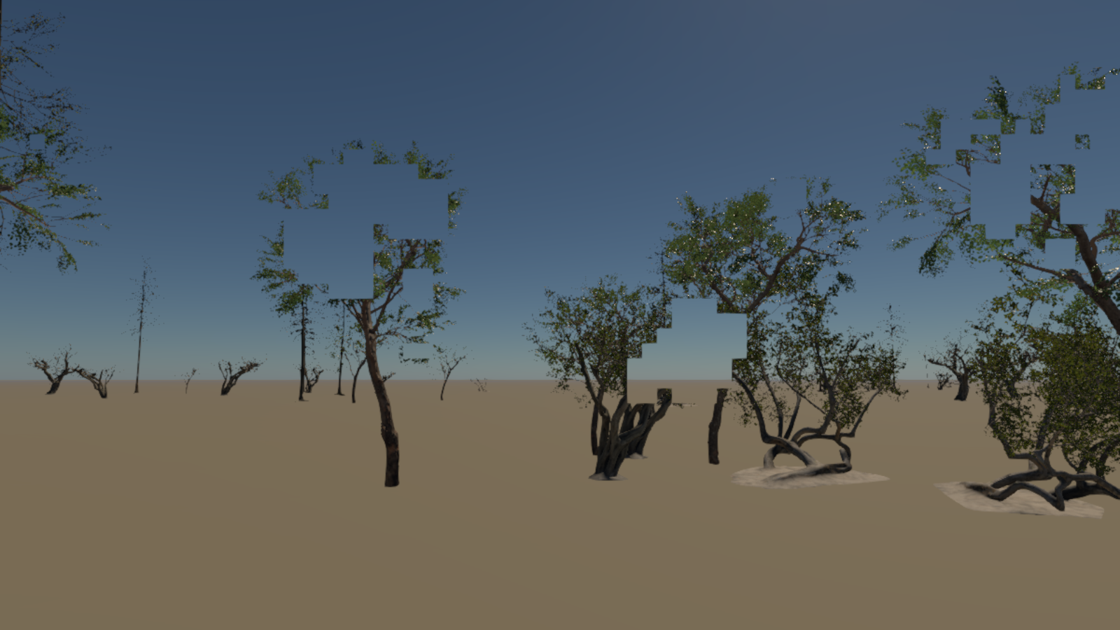 Forest with ray tracing requested